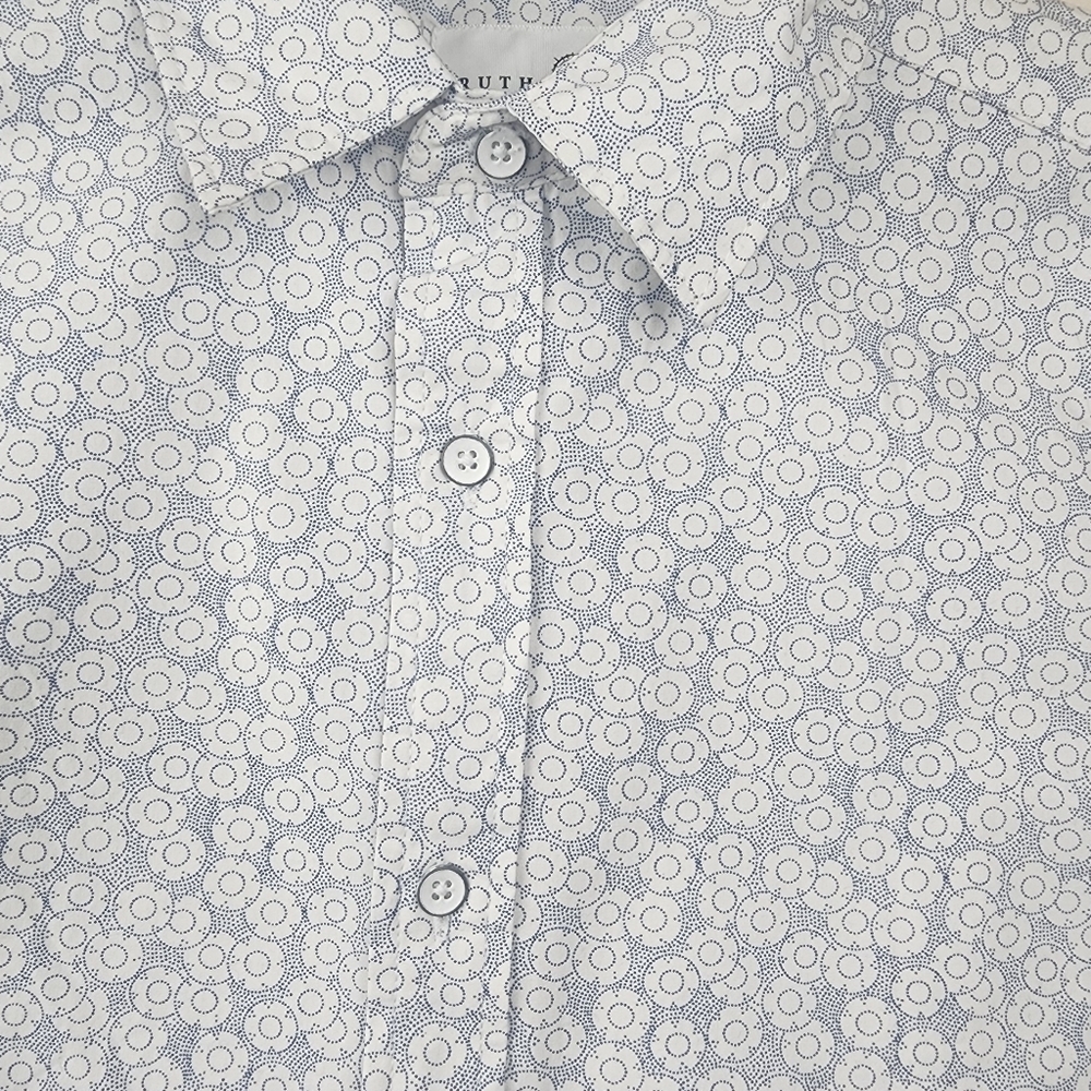 Truth Substance Common Sense Printed Long Sleeve Button Down Shirt Mens Small - Picture 4 of 11
